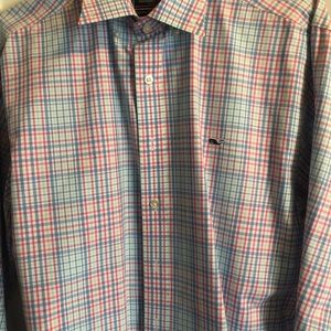 Men’s Vineyard Vines L/S button down. Size large